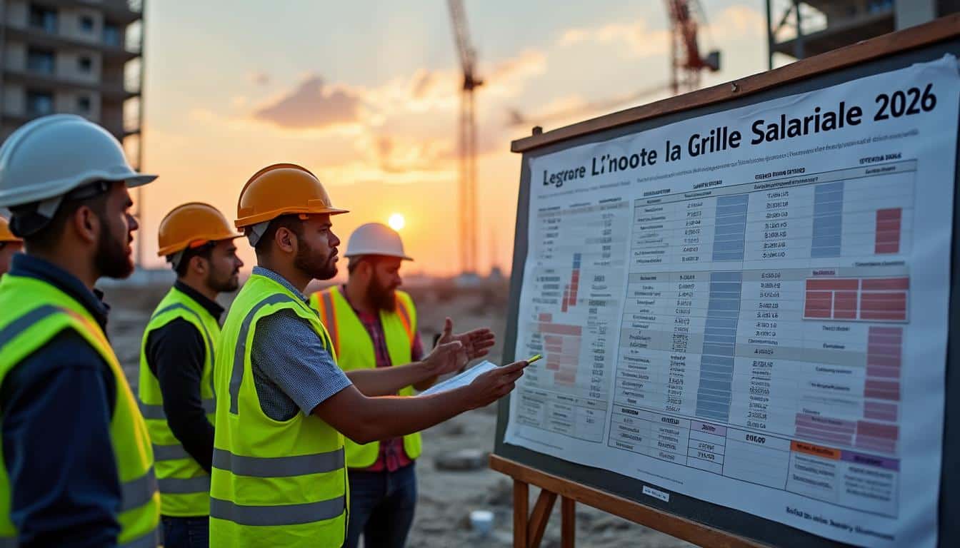 Illustration: Comprendre les bases de la grille salariale dans le secteur du BTP pour 2026