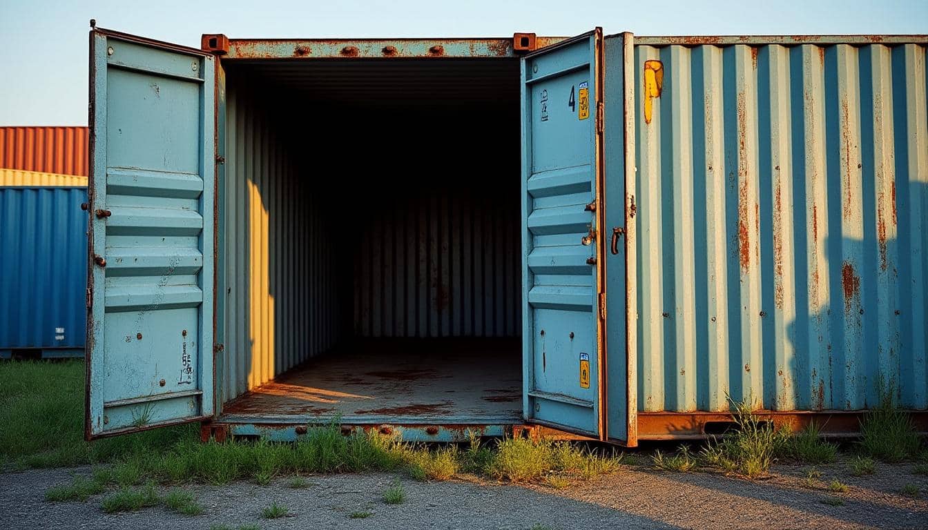 Surface du container de 20 pieds : dimensions et usages clés