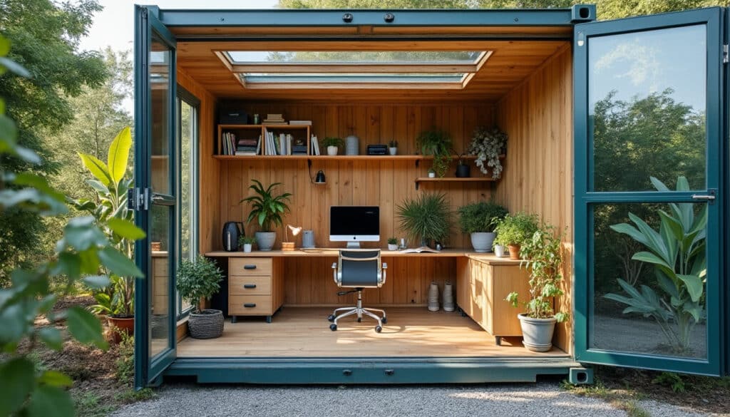 Bureau conteneur : un espace de travail modulable, durable et pratique