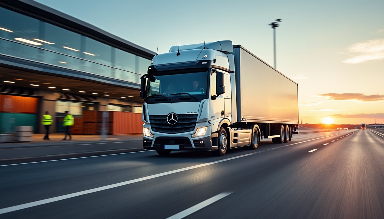 CDG : le camion arrive au terminal de fret, étapes clés et suivi