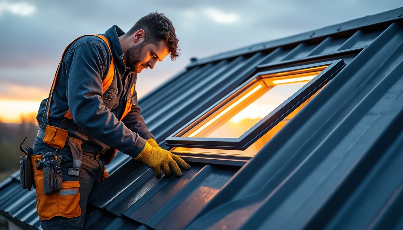 Velux sur bac acier : guide complet pour une pose et étanchéité réussies